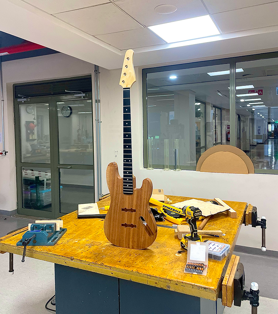 A Student-Built Bass Guitar and the Power of Design Learning
