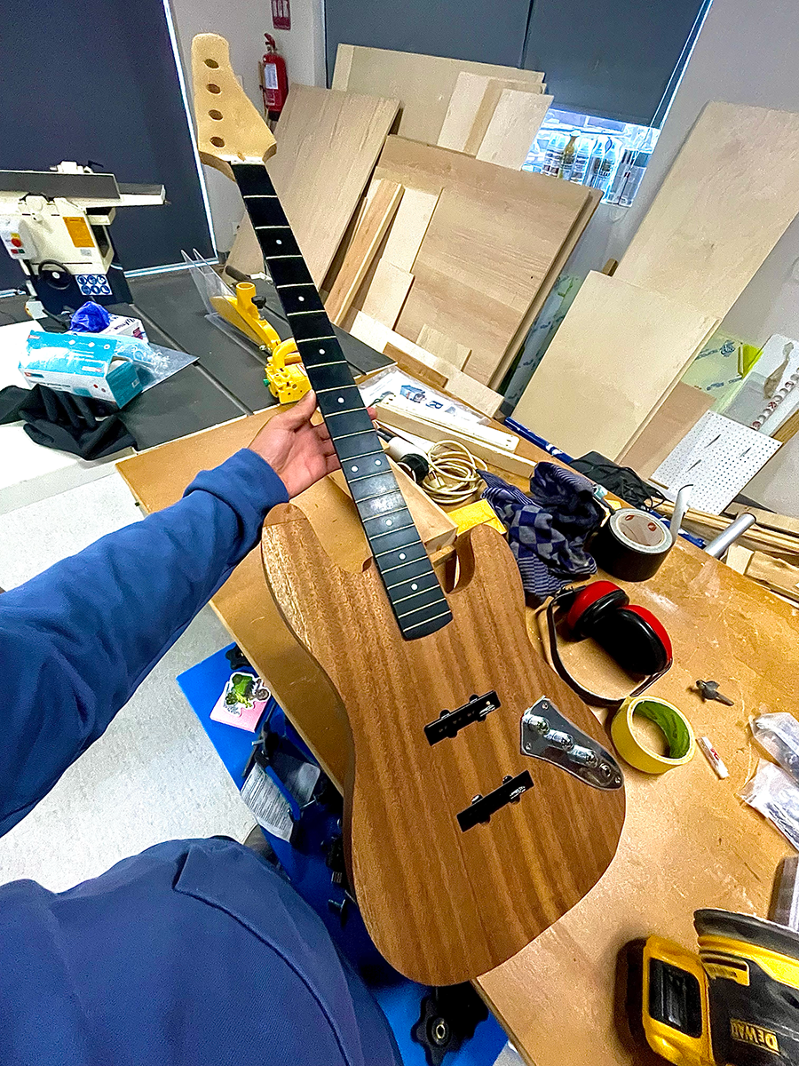 A Student-Built Bass Guitar and the Power of Design Learning